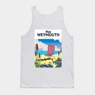 Weymouth seaside travel poster. Tank Top